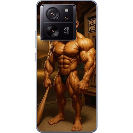 Yhteensopiva Puhelinkuori Xiaomi 13T Italialainen Brainrot träfigur