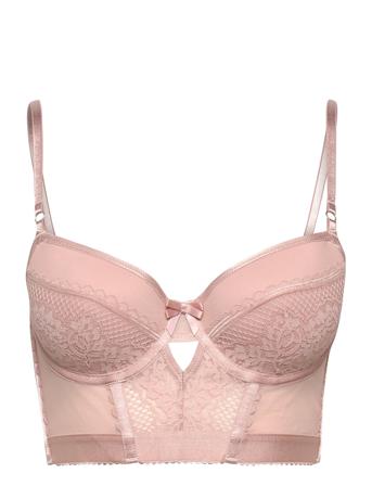 Malika Pd Ll Lingerie Bras & Tops Push Up Bras Vaaleanpunainen Hunkemöller