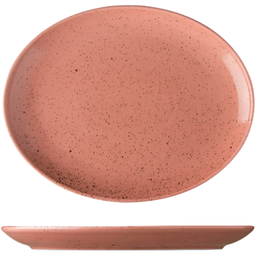 Tallrik oval Lilien Lifestyle Terracotta