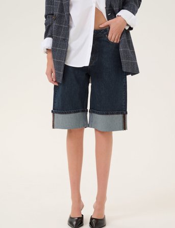 My Essential Wardrobe Dalvimw 139 Shorts - Navy - 26