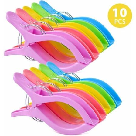 Jumbo Rustfrit Stål Bulldog Clips - 2 Pak, 30cm, Sølv