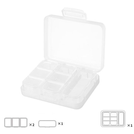7Grids Pill Box Tablett Behållare Organizer Case Medicin