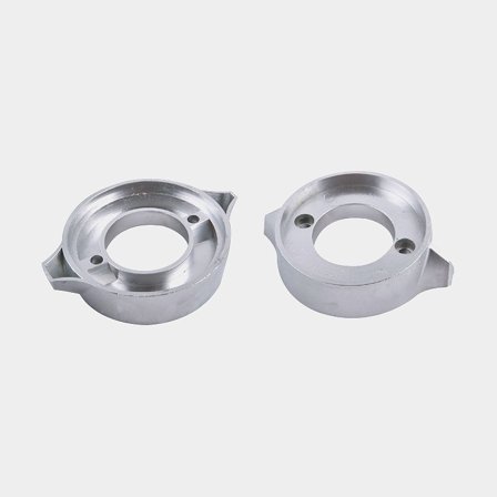 1852-Marine Zinkring Volvo AQ-drev för AQ 280/285/290 i slitstark zink, silverfärgad offeranod för marint bruk