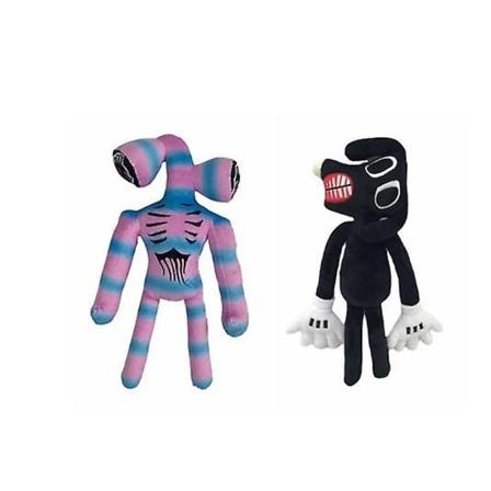 2st/ set Anime Sirenhead Plyschleksak Sirenhuvud Fylld docka Juguetes Legends Skräck Black Cat Peluches Leksaker för barn Presenter