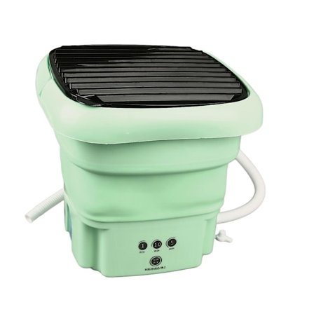 Mini Tvättmaskin Portabel Hopfällbar 10L Vattentät med Timerfunktion kompatibel med Små Utrymmen (FMY) 12