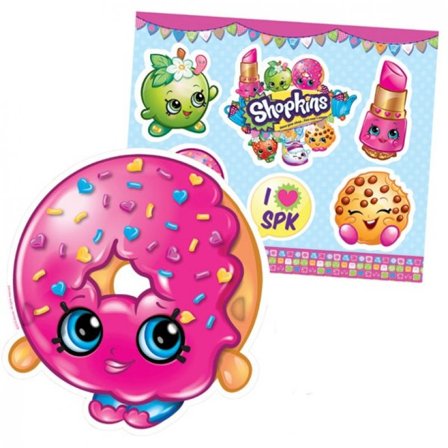 Ögonmasker & klistermärke Shopkins 12-pack - Shopkins Kalas Dekoration - Kalaslagret.se