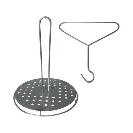 Ruostumattomasta teräksestä valmistettu tarttumaton paistokana-ritilä BBQ:lle