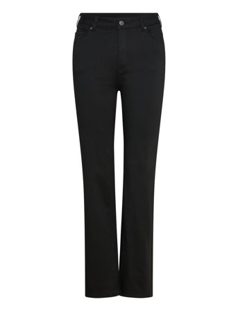 Kcdina Straight Full Length Jeans Black Kaffe Curve