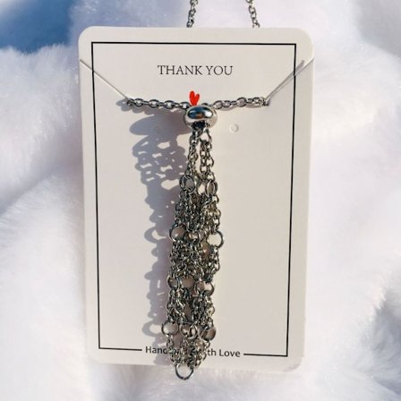 Crystal Holder Cage Necklace Crystal Net Metal Necklace M