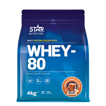 Star Nutrition Whey-80 Myseprotein 4 kg