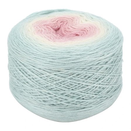 /EA/Virka Garn Mjuk Ull Slät Elastisk Ekovänligt Garnnystan för Virkning Stickning Hantverksprojekt (Ljus Himmelblå)