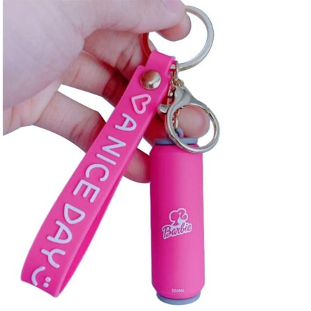 Rosa Burkknyckelfob Par-nyckelfob