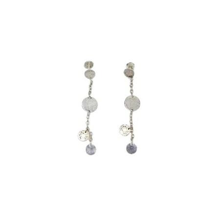 Hermès Vintage Pre-owned Silver earrings Grå, Dame Vintage Smykker, Størrelse: ONE Size