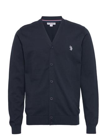 Dolovan Knit Cardigan Strikket Trøje Cardigan Navy U.S. Polo Assn.