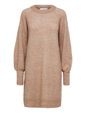 Selected | Slflulu Ls Knit Dress O-Neck | XS