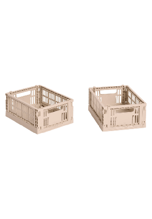 HAY Colour Crate Mini Set of 2 Powder Förvaring Flerfärgad