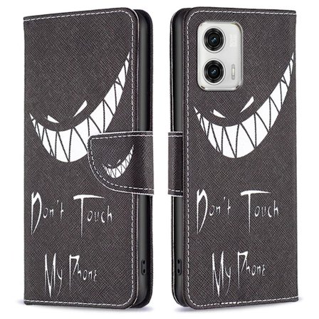 Wonderland Motorola Moto G73 Läppäkotelo - Don't Touch My Phone