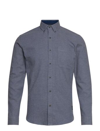 Brushed Twill Shirt L/S Blue Shine Original