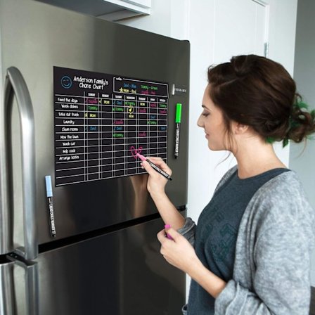 Magnetisk whiteboard för flera barn och