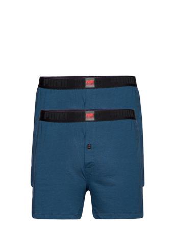 Puma Men Loose Jersey Boxer 2P Blue PUMA