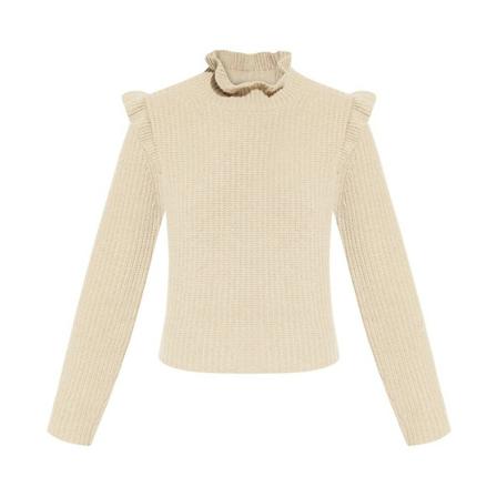 See by Chloé Ruffled sweater inbo, Dame