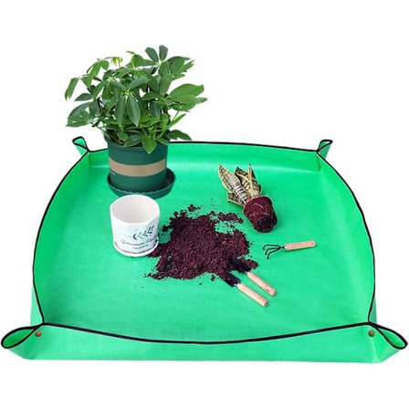 Pottemåtte Vandtæt Havemåtte Plantemåtte Måtte (Grøn 100cm x 100cm)