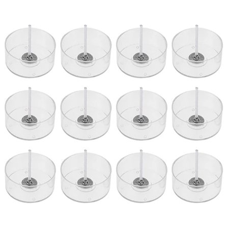 100 stk Runde Silikoneforme til Lysfremstilling Væge Tomme Fyrfadslys Kopper Fyrfadslys Dåser (FMY) Som Vist 3.5X1.7cm Som Vist