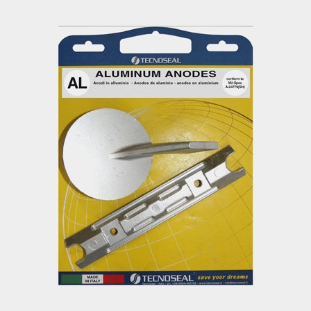 Aluminiumanodekit Tecnoseal, voor buitenboordmotor, geschikt voor Yamaha 60 - 90 pk