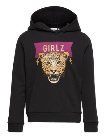 Nkfrildis Swe W Hood Bru Hettegenser Genser Svart Name It