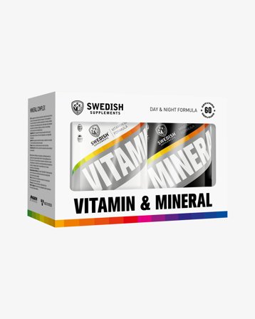 Swedish Supplements Vitamin & Mineral Complex, 120 kapslar - Multivitamin