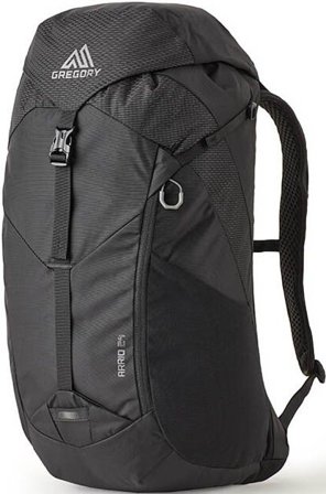 Gregory Arrio 24 RC vaellusreppu, Flame Black - Vaellusreput