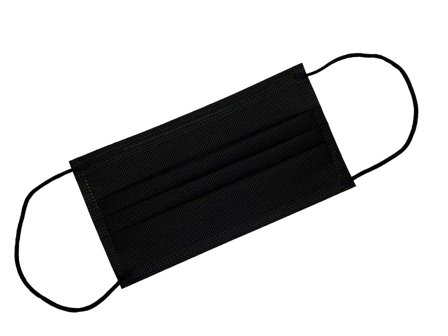 Mascherina Chirurgica Adulto Black 50 Pezzi Imbustati