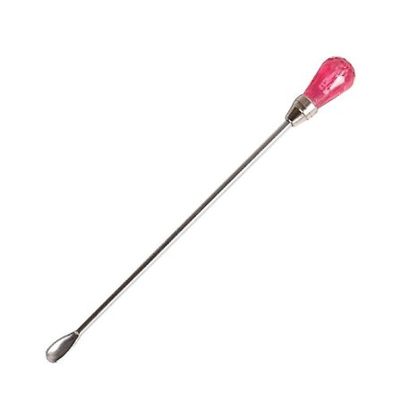 Flickigt Hjärta Rosa Transparent Färg Eldfärg Måla Mini Omrörningspinne Hy