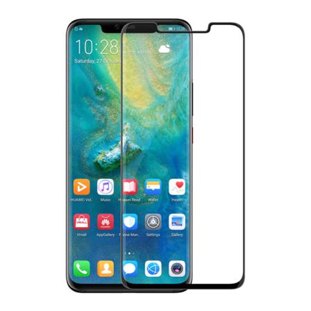HuTechs skjermbeskytter i FullGlue-design for Huawei Mate 20 Pro Transparent/Genomskinlig