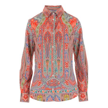 Etro, Shirt Czerwony, Kobieta, Rozmiar: L