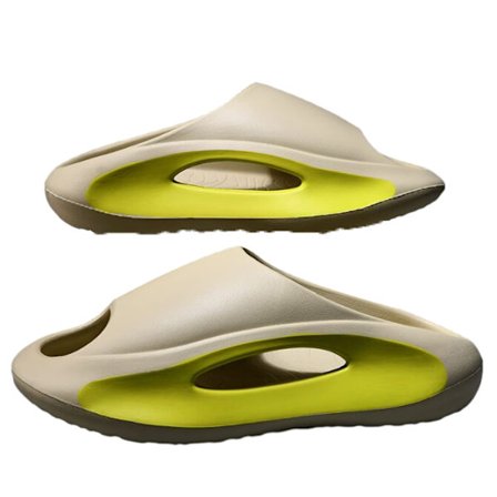 Hernesko for menn, avslappet yttertøy, tykk såle, kule tøfler