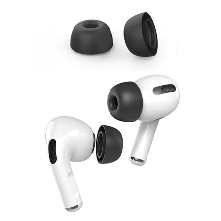 AHASTYLE AirPods Pro 1/2 Silikone Ørepropper Sort - Large