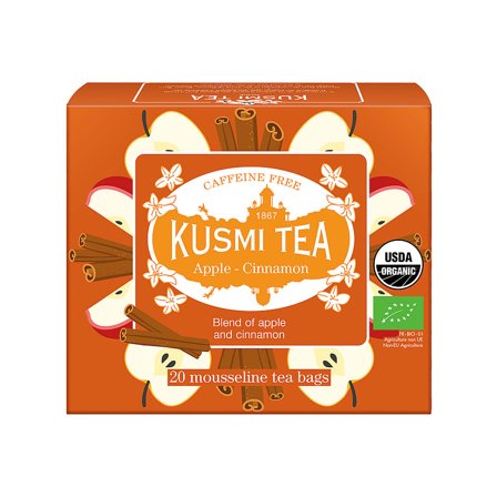 Kusmi Tea Organic Apple Cinnamon 20 breve, Helse & Madvarer, Te, Frugtte