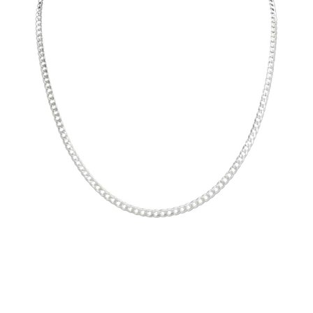 Sølvkæde halskæde halskæde kæde link sølv 3,5mm