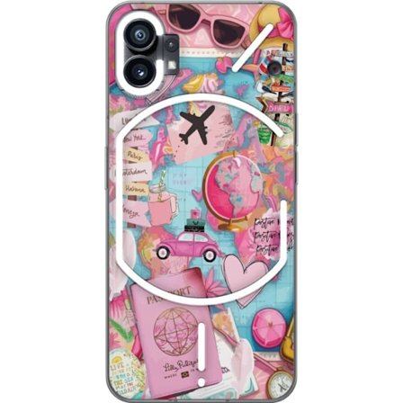 Yhteensopiva Puhelinkuori Nothing Phone (1) Travel Map