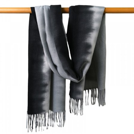 Pashmina-skjerf for kvinner, sjal, omslag, aftenkjoler, myke, store skjerf til bryllupsgaver (mørkegrå)