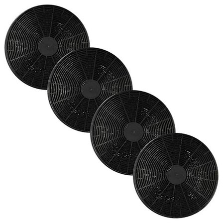 Ersättningsfilter med aktivt kol för Klarstein Köksfläktar Modeller 10027530 CGCH2 10027711 10030983 K10001 - 175 cm (F2)