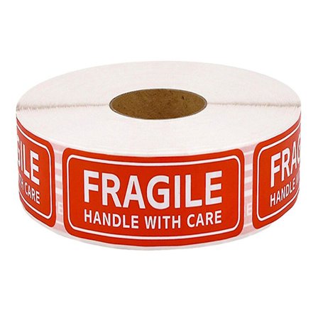 150 kpl Paperitarroja Herkkä Varoitustarra Herkkä Pakkaustarra Herkkä Varoitustarra Herkkä Lähetystarra