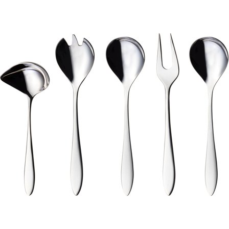 Hardanger bestikk Fjord Serveringssæt 5 dele - Stål | KitchenOne