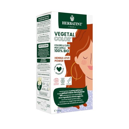 Herbatint Vegetal Color Henna Love Power Hennè Puro 100g
