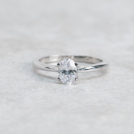 Adonis, 18K Weißgold : Diamanten - Laborgezüchtet, Karat - 1.00 kt