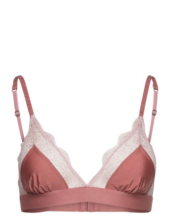 Love Lace Lingerie Bras & Tops Soft Bras Triangle Bras Lyserød Love Stories