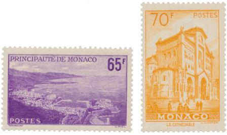Monaco 1957 - YT 487/488 - Postfrisk