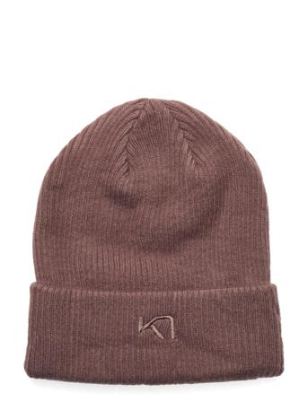 Astrid Beanie Accessories Headwear Hats Brun Kari Traa*Betinget Tilbud