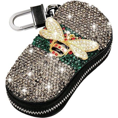 Håndlavet nøgleboks til bil med diamanter til nøglebrik til bilnøgle smar